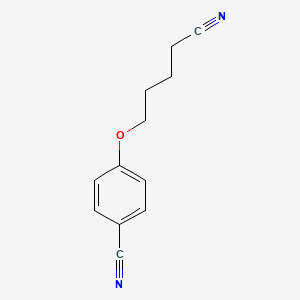 molecular formula C12H12N2O B7859109 5-(4-Cyano-phenoxy)pentanenitrile 