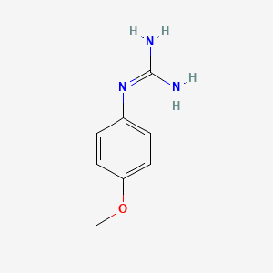 molecular formula C8H11N3O B7859173 1-(4-Methoxyphenyl)guanidine CAS No. 112677-02-8