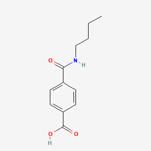 molecular formula C12H15NO3 B7859210 4-(Butylcarbamoyl)benzoic acid 