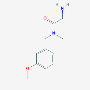 molecular formula C11H16N2O2 B7859328 2-Amino-N-(3-methoxy-benzyl)-N-methyl-acetamide 