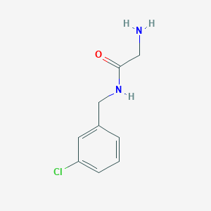 molecular formula C9H11ClN2O B7859357 2-Amino-N-(3-chloro-benzyl)-acetamide 
