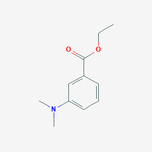 molecular formula C11H15NO2 B7859366 Ethyl 3-(dimethylamino)benzoate CAS No. 16518-65-3
