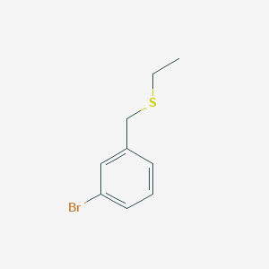 molecular formula C9H11BrS B7859376 3-Bromobenzyl ethyl sulfide 