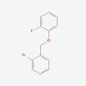 molecular formula C13H10BrFO B7859394 2-Bromobenzyl-(2-fluorophenyl)ether 