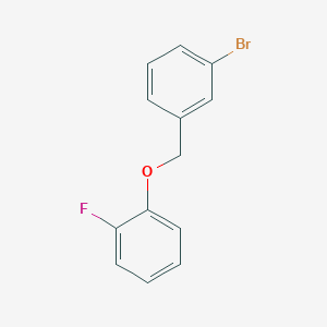 molecular formula C13H10BrFO B7859450 3-Bromobenzyl-(2-fluorophenyl)ether 