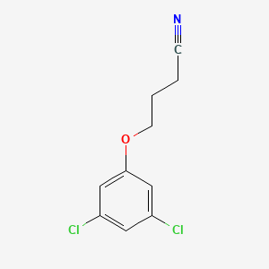 molecular formula C10H9Cl2NO B7859472 4-(3,5-Dichloro-phenoxy)butanenitrile 