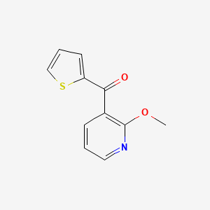 2-Methoxy-3-(2-thienylcarbonyl)pyridine