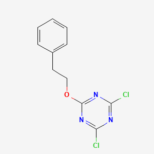 2,4-Dichloro-6-(2-phenylethoxy)-1,3,5-triazine