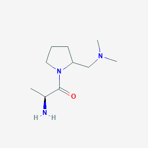 molecular formula C10H21N3O B7859651 (S)-2-Amino-1-(2-dimethylaminomethyl-pyrrolidin-1-yl)-propan-1-one 