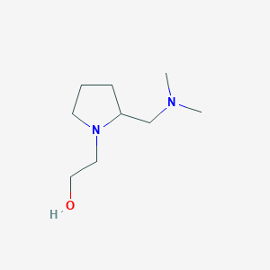 molecular formula C9H20N2O B7859671 2-(2-Dimethylaminomethyl-pyrrolidin-1-yl)-ethanol 