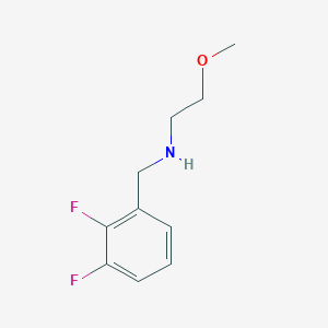 molecular formula C10H13F2NO B7859707 [(2,3-Difluorophenyl)methyl](2-methoxyethyl)amine 