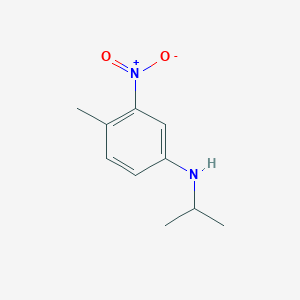 molecular formula C10H14N2O2 B7859710 Isopropyl-(4-methyl-3-nitro-phenyl)-amine 