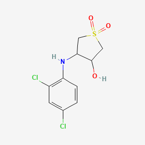 4-(2,4-Dichloroanilino)-1,1-dioxothiolan-3-ol