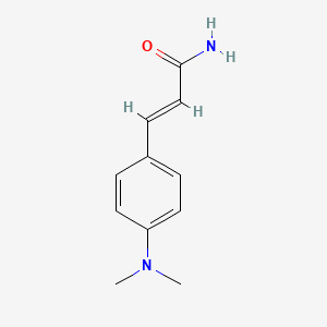 molecular formula C11H14N2O B7859724 (E)-3-[4-(dimethylamino)phenyl]prop-2-enamide 