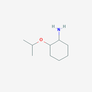 molecular formula C9H19NO B7859764 2-(Propan-2-yloxy)cyclohexan-1-amine 