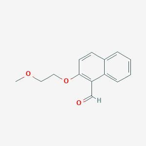 molecular formula C14H14O3 B7859783 2-(2-Methoxyethoxy)-1-naphthaldehyde 