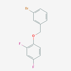 molecular formula C13H9BrF2O B7859810 3-Bromobenzyl-(2,4-difluorophenyl)ether 