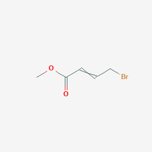 molecular formula C5H7BrO2 B7859818 2-Butenoic acid, 4-bromo-, methyl ester 