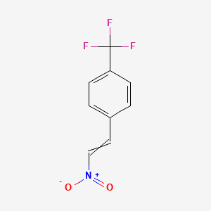 molecular formula C9H6F3NO2 B7859830 1-(2-Nitro-vinyl)-4-trifluoromethyl-benzene 
