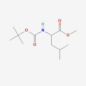 Tert-butyl 1-(methoxycarbonyl)-3-methylbutylcarbamate
