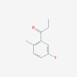 molecular formula C10H11FO B7859873 1-(5-Fluoro-2-methylphenyl)propan-1-one 