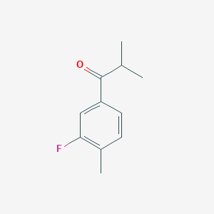 molecular formula C11H13FO B7859876 2,4'-Dimethyl-3'-fluoropropiophenone 