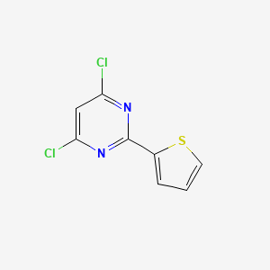 molecular formula C8H4Cl2N2S B7859950 4,6-二氯-2-(噻吩-2-基)嘧啶 CAS No. 57059-13-9