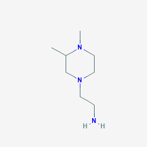 molecular formula C8H19N3 B7859964 2-(3,4-Dimethyl-piperazin-1-yl)-ethylamine 
