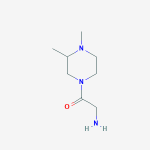 molecular formula C8H17N3O B7859976 2-Amino-1-(3,4-dimethyl-piperazin-1-yl)-ethanone 