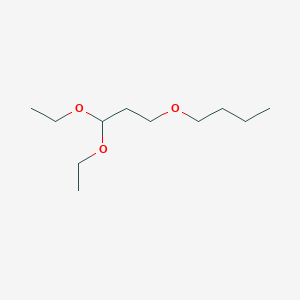molecular formula C11H24O3 B7859983 1-(3,3-Diethoxypropoxy)butane 