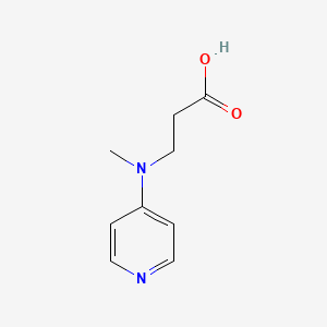 molecular formula C9H12N2O2 B7860062 3-(Methyl(pyridin-4-yl)amino)propanoic acid 
