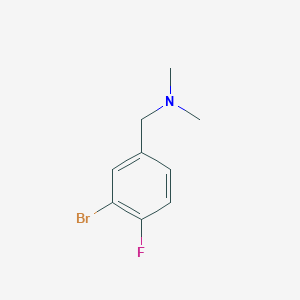 [(3-Bromo-4-fluorophenyl)methyl]dimethylamine
