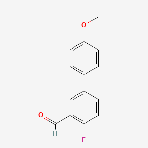 2-Fluoro-5-(4-methoxyphenyl)benzaldehyde