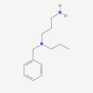 molecular formula C13H22N2 B7860296 N1-benzyl-N1-propylpropane-1,3-diamine 