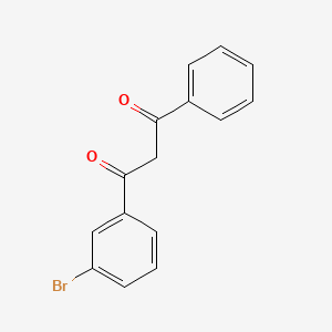 molecular formula C15H11BrO2 B7860311 1-(3-Bromophenyl)-3-phenyl-1,3-propanedione CAS No. 25856-02-4