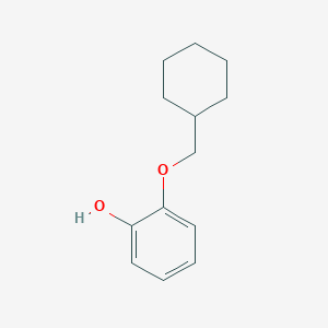 molecular formula C13H18O2 B7860377 2-(Cyclohexylmethoxy)phenol 