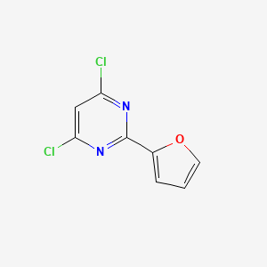 molecular formula C8H4Cl2N2O B7860419 2-(2-Furyl)-4,6-dichloropyrimidine 
