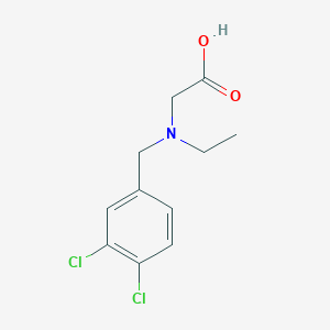molecular formula C11H13Cl2NO2 B7860525 [(3,4-Dichloro-benzyl)-ethyl-amino]-acetic acid 