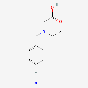[(4-Cyano-benzyl)-ethyl-amino]-acetic acid