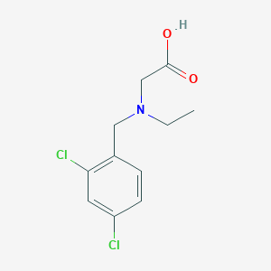 molecular formula C11H13Cl2NO2 B7860548 [(2,4-Dichloro-benzyl)-ethyl-amino]-acetic acid 