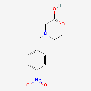 molecular formula C11H14N2O4 B7860550 [Ethyl-(4-nitro-benzyl)-amino]-acetic acid 