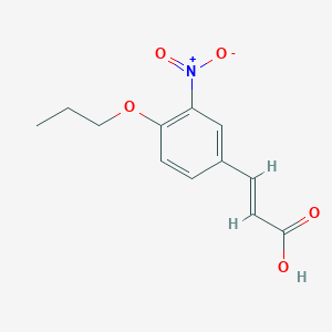 (E)-3-(3-Nitro-4-propoxyphenyl)acrylic acid