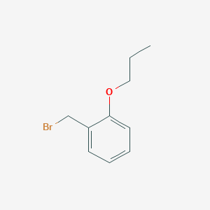 molecular formula C10H13BrO B7860680 1-(Bromomethyl)-2-propoxybenzene 