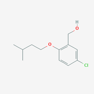 (5-Chloro-2-(isopentyloxy)phenyl)methanol
