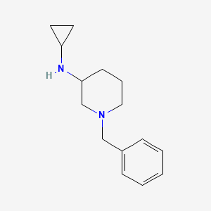 molecular formula C15H22N2 B7860729 (1-Benzyl-piperidin-3-yl)-cyclopropyl-amine 