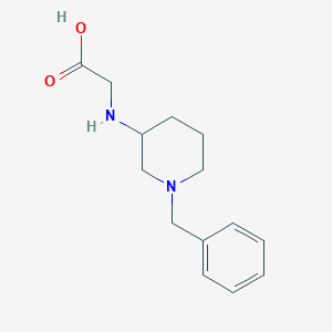 molecular formula C14H20N2O2 B7860738 (1-Benzyl-piperidin-3-ylamino)-acetic acid 