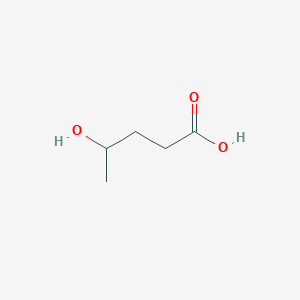 molecular formula C5H10O3 B078609 4-羟基戊酸 CAS No. 13532-37-1