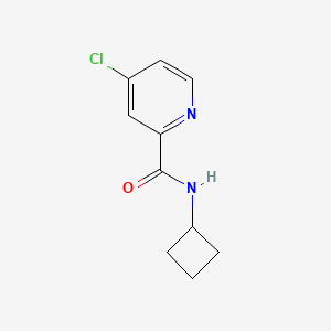 molecular formula C10H11ClN2O B7860978 4-chloro-N-cyclobutylpyridine-2-carboxamide 