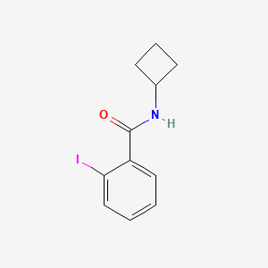 molecular formula C11H12INO B7861003 N-cyclobutyl-2-iodobenzamide 