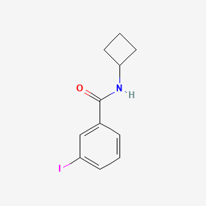 molecular formula C11H12INO B7861004 N-cyclobutyl-3-iodobenzamide 